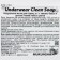 Natural hypoallergenic soap for washing "Underwear Clean Soup", 150 g