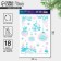 Glass stickers "Magic New Year", reusable, 20 x 34 cm, New Year