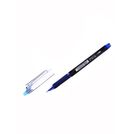 Pen gel automatic erased ink, 0.5 mm, blue rod, razin. Keep., Black case 10717-2