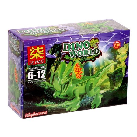 Block designer "Dinosaurs", 12 species, mix-20