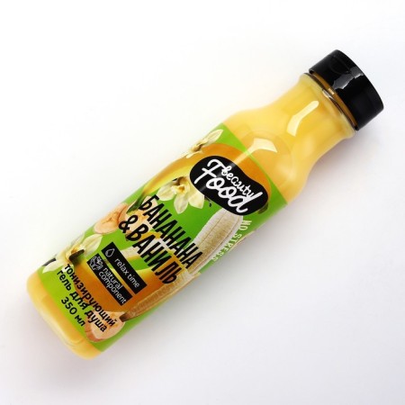 Гель для душа, 350 мл, аромат банана и ванили, BEAUTY FOOD-2