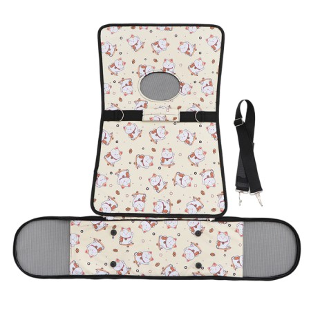 Bag - carrying for animals "cats", size m, 40 x 21 x 27 cm, beige-11