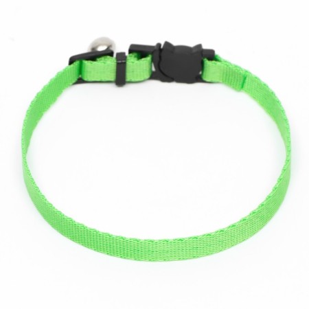 Fly collar with a bell, 30 x 1 cm, polyester, green-1