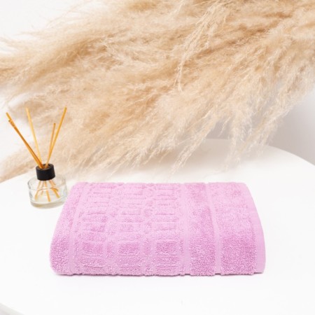 Trush towel Space, size 50x90 cm, lilac color, 320g/m, 100% cotton