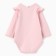 Body with a long sleeve, pink color, height 62 (1-3 months)
