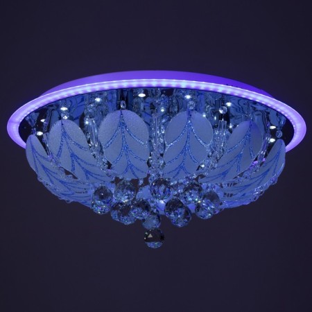 Chandelier 5855/600 chrome 8x40W E14 LED+Blue PDU 60x60x27cm-2