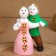 Souvenir "couple", 8 × 10 × 14 cm, Kargopol toy