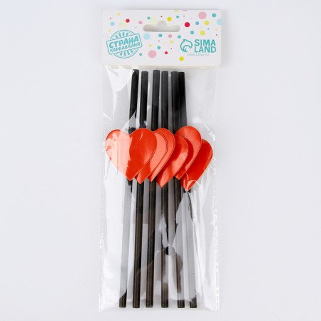 Pipe tubes "Hearts", set of 6 pcs.-3