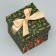 Folding box "New Year's balls", 10 x 10 x 10 cm, New Year