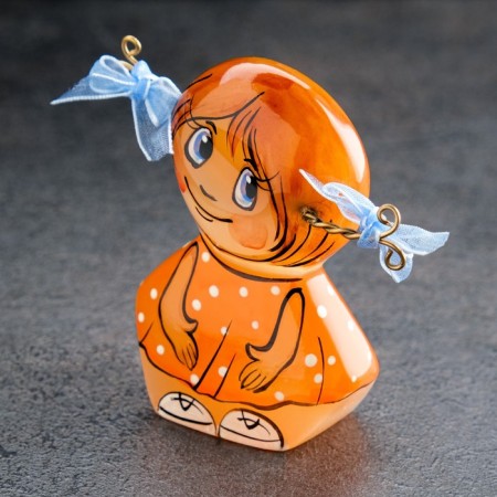 Souvenir "Girl with pigtails", mix-4