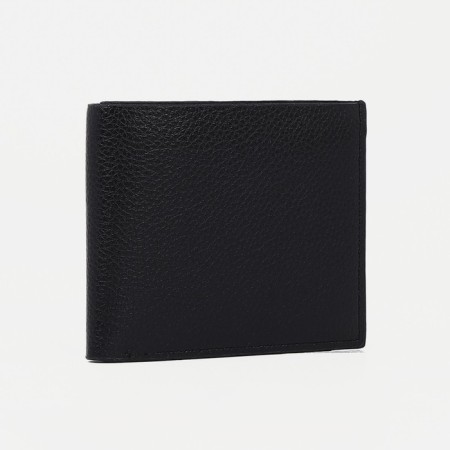 Men's purse for bills, for cards, black color