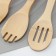 A set of culinary shoulder blades, 31 cm, 5 pcs, bamboo