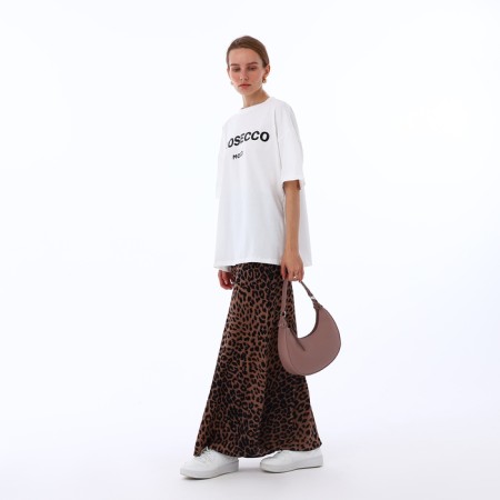 Women's bag Textura, baguette, small size, brown color-7
