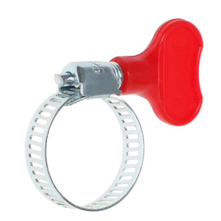 Clamp with the "lamb" Zein English, end-to-end carriage, diameter 16-25 mm, width 8 mm-3