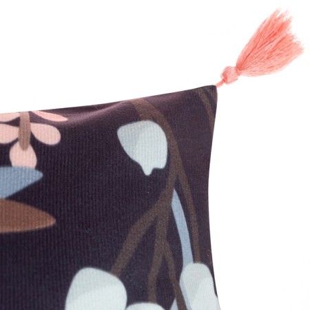 Decorative pillowcase with brushes Ethel Flora, 43x43 cm-1