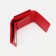 Women's wallet on magnet, red color