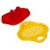 Sand set No. 119: bucket 0.6 l, sieve, blade 19 cm, rake, 1 boat small