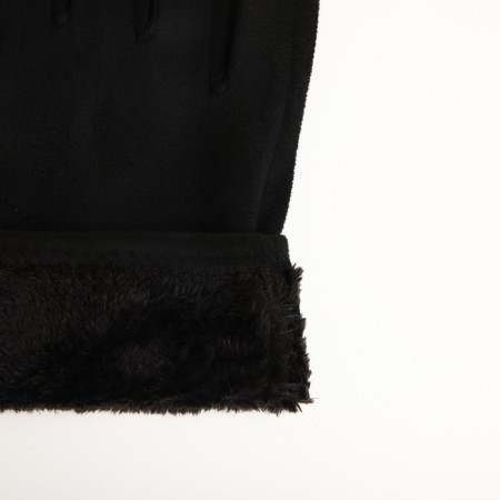 Gloves male, dimensionless, with insulation, black color-3