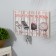 Wooden Key "Leaving the house do not forget" 6 hooks 25x15 cm