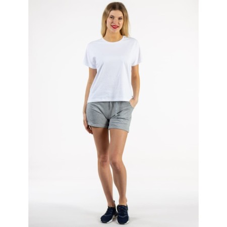 Women's shorts ise, size 46 cm, gray color-1
