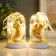 Souvenir Polystone Light "Angel with a musical instrument" MIX 5.8x5.8x10.5 cm