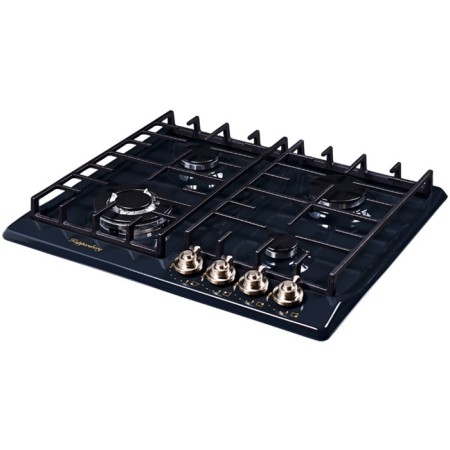 Hon surface Kuppersberg FV6TGRZ ANT Silver, gas, 4 burners, black/silver-2