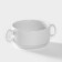 Porcelain cup for the broth "Cosiness", 300 ml, D = 10.6 cm, white