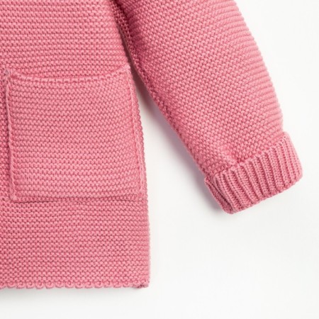 Jumper knitted baby I "Trendy" growth 68-74 cm, pink color-5