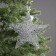 Silver light suspension, 20x20x5 cm, 10 LED, AG13x3 batteries (included), glow warm white