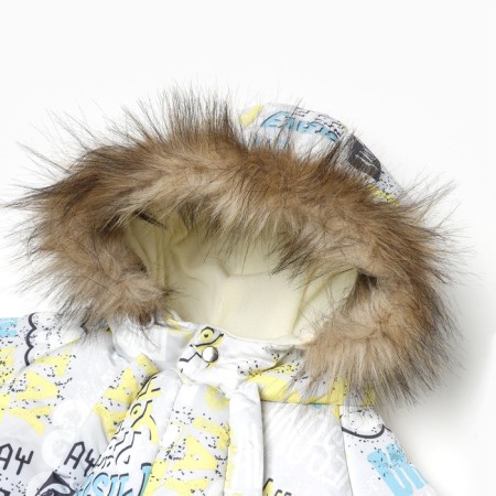 Combineson for children, gray color/AWESOSOME HAPPY, height 86-92 cm-1