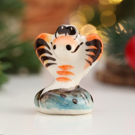 Souvenir "Snake Gosha", Gzhel, Color, 4 cm-1