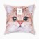 Decorative Ethel Pillow "Kit" 40x40 cm, Gabardin, 100% p/e