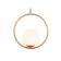 Suspended Ambrella Light, Modern, TR2594, 1HE27, Color Gold