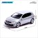 Metal machine Volkswagen Golf GTI, 1:43, Silver Color
