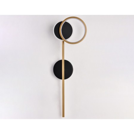 Lamp wall -mounted LED Ambrella Light, Linetech, FL5192, LED, 9 W, 675LUM, 3000K, Black Sand, Gold-5