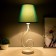 Lamp table Marcel 1x15W E14 18x18x42cm White/turquoise Risalux