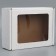Box Gift team with a white window, packaging, 27x10x21 cm