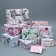 Set of boxes 10 in 1, gift packaging, “Flower garden”, 12 x 7 x 4 - 32.5 x 20 x 12.5 cm