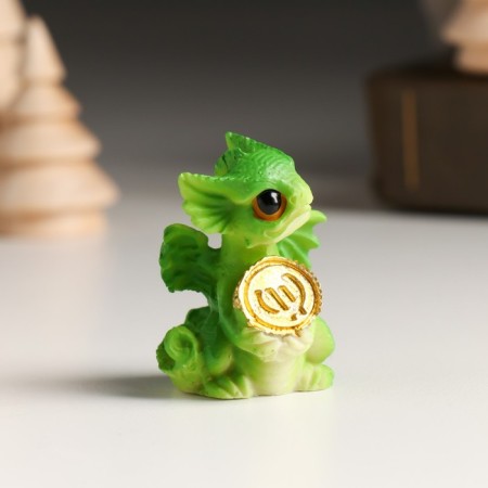 Souvenir Polystone "Forest Drafle with Gold" MIX 2.5x2.5x4 cm-3