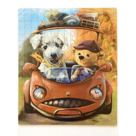 Bilateral wooden puzzle "couple", 270 parts-1