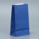 A package without handles “Happy New Year”, blue, with embossing, 10 x 19.5 x 7 cm, New Year