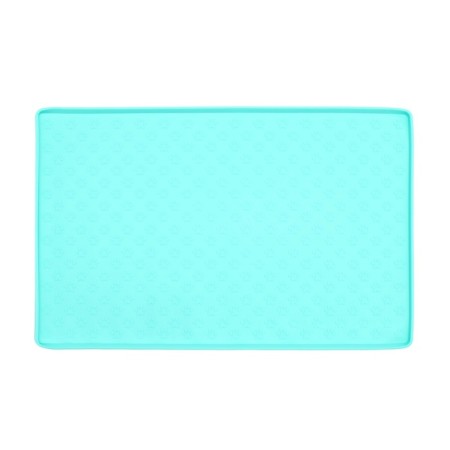 Silicone rug for a bowl with texture, 48 x 30 cm, mint-2