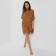 Women's dress Minaku: enjoy yellow color, size 46-48