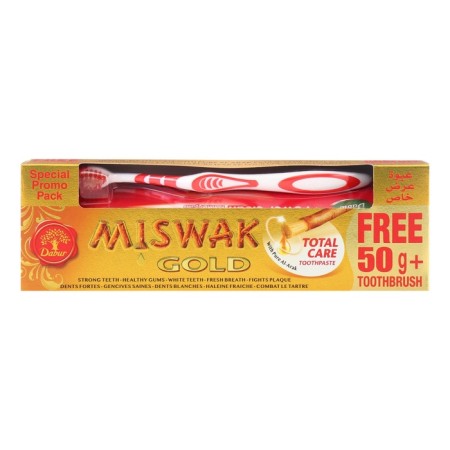 Dabur Miswak Gold Toothpaste, 120 g + 50 g-2