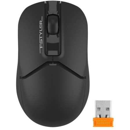 Mouse A4Tech FSTYLER FG12 Black Optical (1200DPI) wireless USB (3but)-1