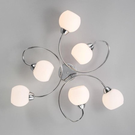 Tulia chandelier, 6x40W E27, color chrome-2