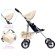 Stroller for dolls, a metal frame, summer