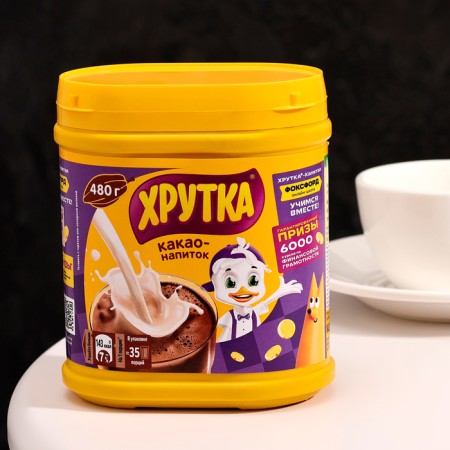 Какао напиток ХРУТКА банка, 480 г-1