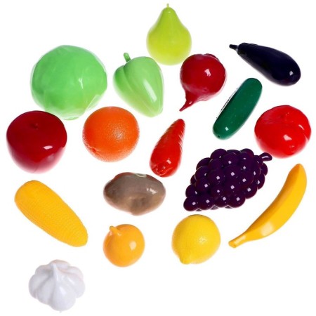 Clothing for a supermarket with fruits and vegetables, MIX color-3