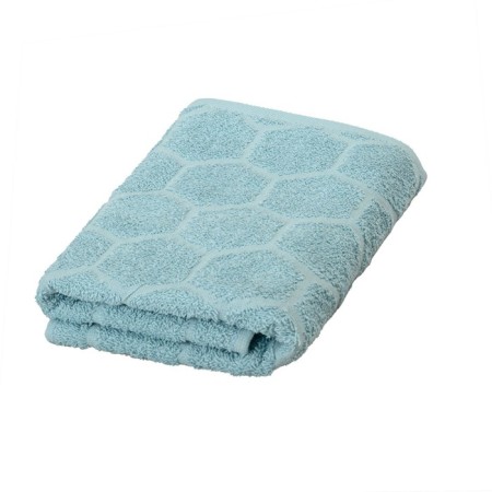 Terry towel Mona Liza "Sota", 420 g, size 50x90 cm, blue color-1